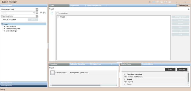 System Manager - Engineering Mode
