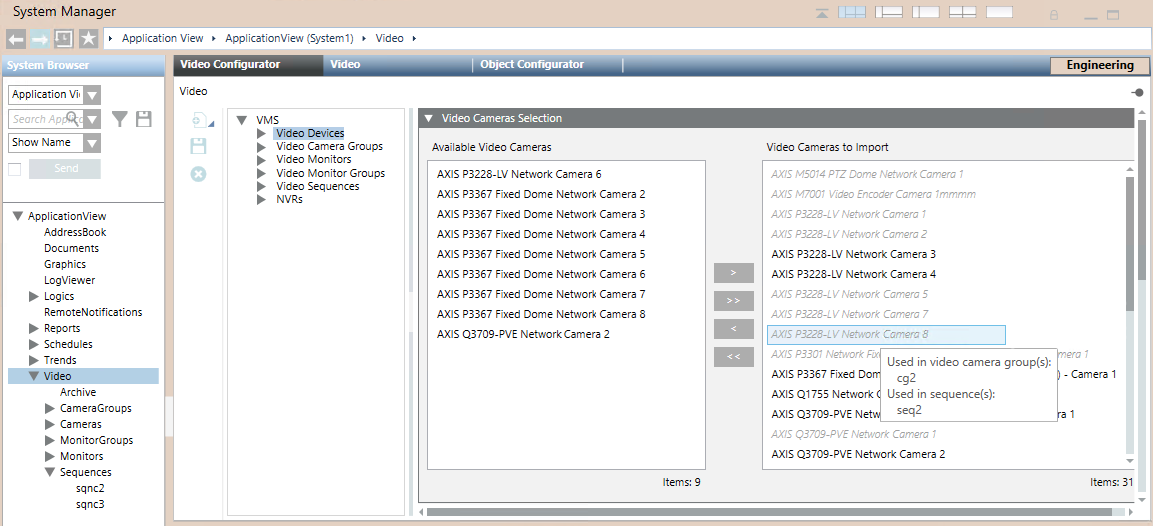 Import a Subset Of Cameras